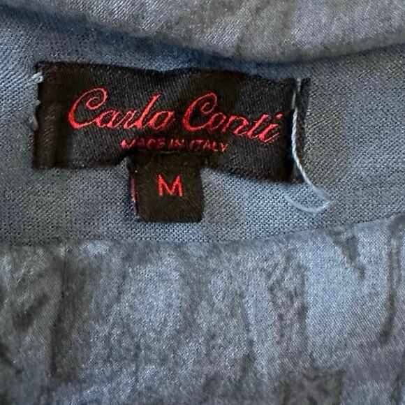 Carla Conti 100% Italian Silk Boho Sleeveless Printed Blouse Size Medium - Picture 6 of 8